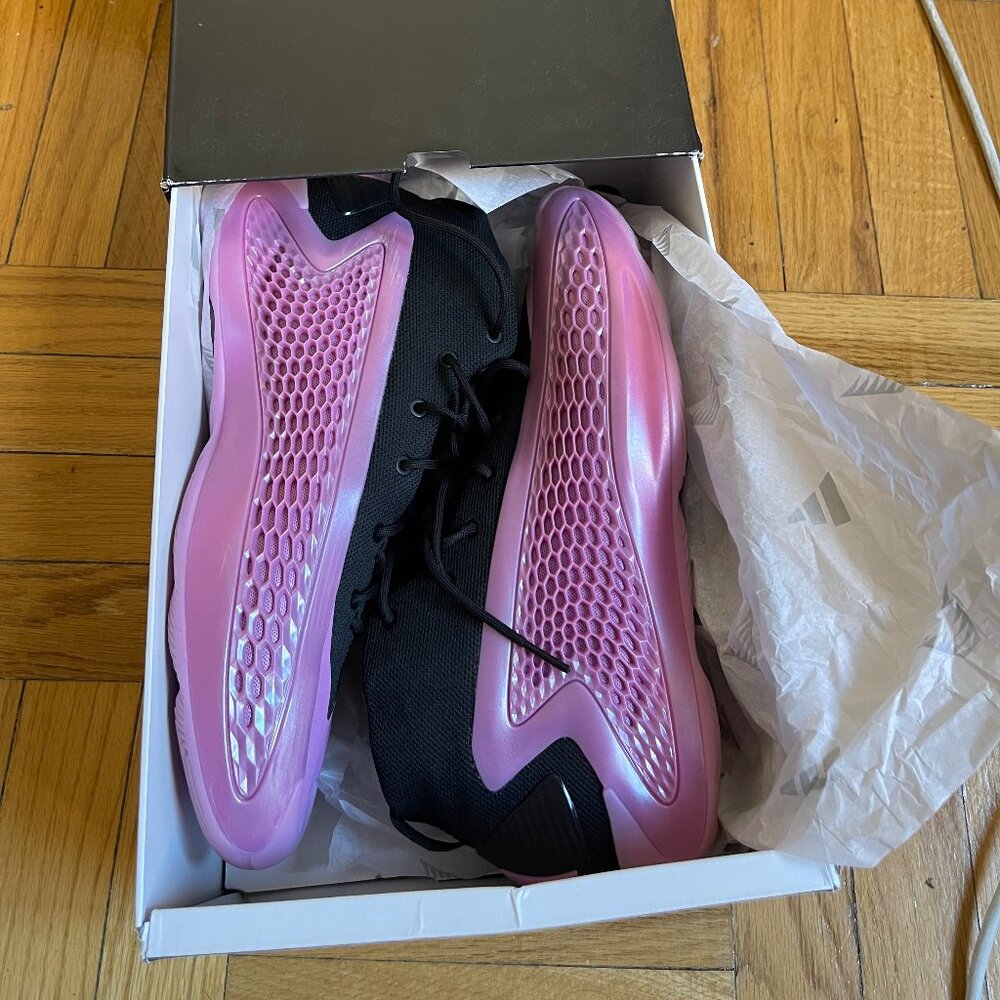 Adidas Men's Anthony Edwards 1 (AE1) Shoes - Preloved Purple Men's Size 13 + box